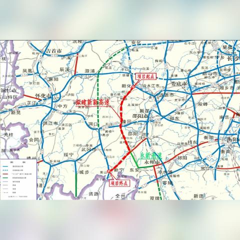 湖南高速公路最新地圖詳解
